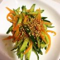 ☆よこよこ0303☆'s cooksnap of when they made キュウリとニンジンのサラダ風ナムル〜.