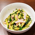 クックPINOK0☆'s cooksnap of when they made きゅうりとハムのごま和え.