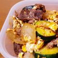 あきつま（杏花☆）'s cooksnap of when they made 卵と牛コマのオイスター炒め.