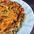 nyp☆sakipi's cooksnap of when they made ニラ☆チーズ☆チヂミ(ノンスティック使用.