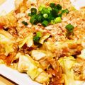 bonbonnier's cooksnap of when they made 春キャベツと鶏むね肉のお好み焼き風.