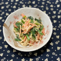 kikyomama's cooksnap of when they made 切干・人参・ほうれん草のマヨ胡麻あえ.