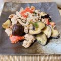 こなみ★'s cooksnap of when they made 豚肉と茄子とトマトの大葉味噌炒め.
