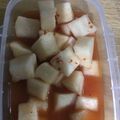 クックOS6YTL☆'s cooksnap of when they made コチュジャン、豆板醤、塩麹、大根カクテキ.