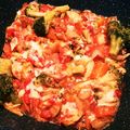 桜月❀咲良mommy's cooksnap of when they made パーティーに♪チキンのトマトチーズ焼.