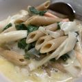 クックWRFWEC☆'s cooksnap of when they made かにかまとほうれん草のクリームパスタ.