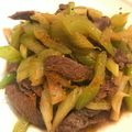 saki1010's cooksnap of when they made 【農家のレシピ】セロリと牛肉の炒め煮.