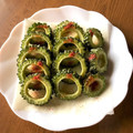 naopon☆'s cooksnap of when they made ゴウヤの素揚げ！(材料3つだけ〜).