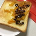☆こまっと☆'s cooksnap of when they made マーマレードとチョコソースのトースト.