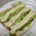 ジョングレ's cooksnap of when they made キュウリとハムのサンドイッチ.