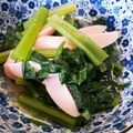 ♡こもれび♡'s cooksnap of when they made 超簡単☆小松菜とソーセージの煮浸し.