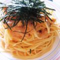 happy-box's cooksnap of when they made トロ～リクリーミィ☆明太子スパゲティ.