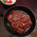 Mokainnyc's cooksnap of when they made アメリカンポークBBQリブとBBQソース.