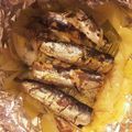 ＄ophie's cooksnap of when they made オイルサーディンとじゃがいものホイル焼き.