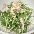 yummy?'s cooksnap of when they made 水菜と豆腐とツナのサラダ.