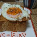 ダイナマイト漆黒's cooksnap of when they made 目玉焼きトースト☆スペイン市民戦争時風？.