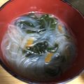 クックNPN3GI☆'s cooksnap of when they made ダシダで☆ワカメと春雨のスープ.