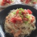 フジぽん's cooksnap of when they made ツナとトマトのぶっかけそうめん.