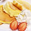 mimi☆ko's cooksnap of when they made ふわしゅわ幸せ♪スフレパンケーキ.