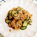 Hanachico's cooksnap of when they made サバ缶さっぱり～梅と大葉の和え物.