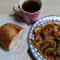 ハナミズキママ's cooksnap of when they made ☆お弁当に豚肉と玉ねぎのケチャップ炒め☆.