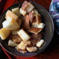 ♡みL1と♡'s cooksnap of when they made 食パンひとくちラスク.