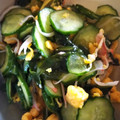 accohappy's cooksnap of when they made きゅうりとタコの酢の物.