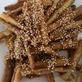 ありんかママ's cooksnap of when they made 黄金比1:1:1:1のゴボウ甘辛炒め.