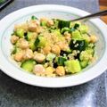 卯月のうさぎ２０１４'s cooksnap of when they made キヌアとキュウリのサラダ.