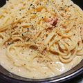 mikata11's cooksnap of when they made 明太子生クリームパスタ.