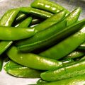 ひなっちち's cooksnap of when they made ズボラ！スナップえんどうの昆布茶まぶし.
