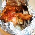 aikaji's cooksnap of when they made 激ウマちゃんちゃんキムチチーズホイル焼き.