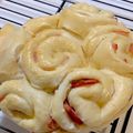 NKTNMMK's cooksnap of when they made ハムチーズパン.