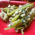 花時計咲いた's cooksnap of when they made せりの玉子とじ.