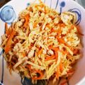ハチ8コロ8's cooksnap of when they made 鶏ひき肉と切干大根の味噌味きんぴら.