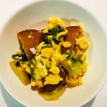 MotleyRisa's cooksnap of when they made だしの素で簡単！白菜とさつま揚げの卵煮.