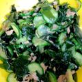 クックCD5XGV☆'s cooksnap of when they made きゅうりツナわかめの酢の物.