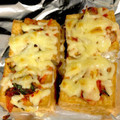 クックCD5XGV☆'s cooksnap of when they made トースターで厚揚げキムチーズマヨ焼き.