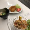 CHUNGJISOO's cooksnap of when they made たけのこ 椎茸 ひき肉のレタス包み.