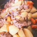 まい225's cooksnap of when they made 王道！簡単肉じゃが.