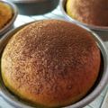 yucally's cooksnap of when they made 30分で完成⁉不思議パンのティラミスパン.