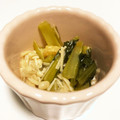 Bunnirella's cooksnap of when they made 小松菜とエノキと油揚げのレンチンお浸し.