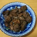 たちんぺ's cooksnap of when they made 冷めてもやわらかい☆鶏の肝煮.