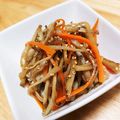 ジュスカ's cooksnap of when they made 豚肉入り☆うちのきんぴらごぼう.