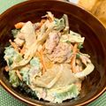 ことままん★'s cooksnap of when they made ゴーヤとサバ缶のマヨカレーサラダ.