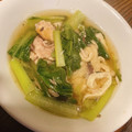 らがぶーりん's cooksnap of when they made サバ缶のだし汁で♪小松菜と油揚げの煮浸し.