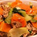 ぽんちち2003's cooksnap of when they made 青梗菜と豚バラ肉の塩炒め.