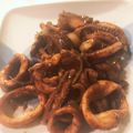 まあるあまる's cooksnap of when they made ねぎだく☆いかのバタポンわた炒め.