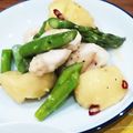 SaChi_2020's cooksnap of when they made アスパラガスと新じゃがのペペロン炒め.