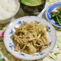 mmameco's cooksnap of when they made 豚バラ肉とささがきゴボウのピリ辛炒め.